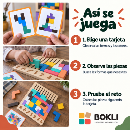 BOKLI — Rompecabezas Montessori +3 años